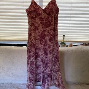 Charlotte Russe rose lace dress. Size M